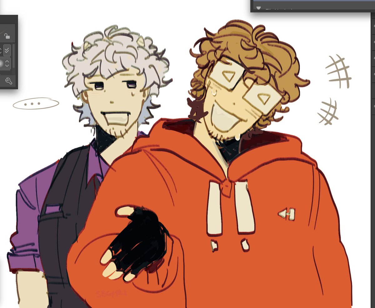 sbgyri's tweet image. skippy t and branzy Duo ever… 

#branzycraftfanart #skipthetutorial