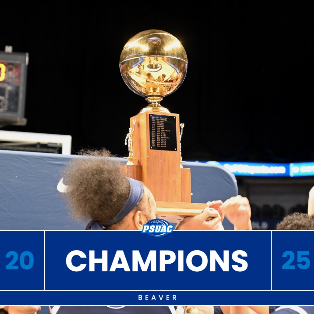 Here are the champions for PSUAC Women’s Basketball.