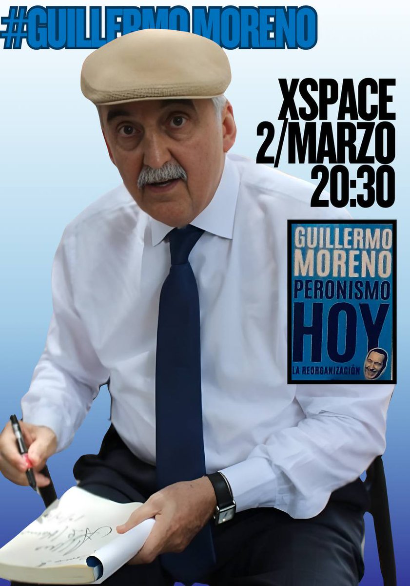 📢 ¡SORTEO! 📖✨

¿Queres ganar el libro con dedicatoria de #GuillermoMoreno? 📚🔥 Participa siguiendo estos pasos:

✅ Dale RT a este tweet
✅ Comenta usando #GuillermoMoreno