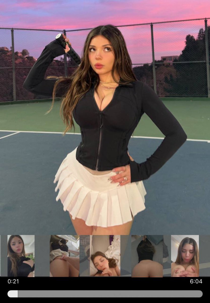 sonofmrbanks's tweet photo. who has the tennis video that made her go viral?? 😮‍💨 https://t.co/AT7Z5pCo89