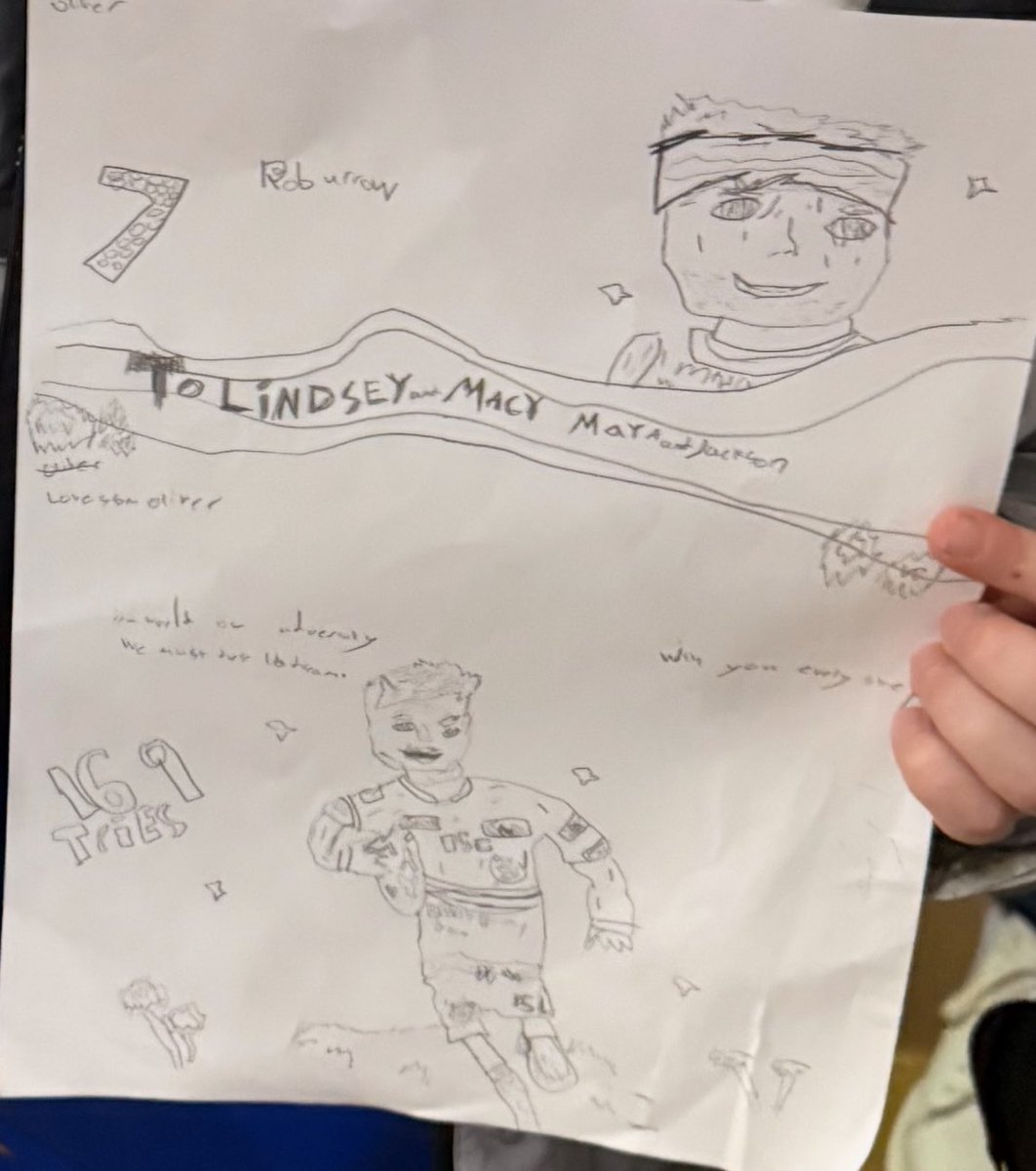 Daniel Frank (@dannyfrank13) on Twitter photo We picked up Lindsey Burrow’s book, Take Care, a memoir of love, family and never giving up this afternoon at <a href="/leedsrhinos/">Leeds Rhinos</a>.
Oliver gave Lindsey his picture of <a href="/Rob7Burrow/">Rob Burrow CBE</a> for her and the kids and was super proud of his photo!
You’re an inspiration Lindsey! We picked up Lindsey Burrow’s book, Take Care, a memoir of love, family and never giving up this afternoon at <a href="/leedsrhinos/">Leeds Rhinos</a>.
Oliver gave Lindsey his picture of <a href="/Rob7Burrow/">Rob Burrow CBE</a> for her and the kids and was super proud of his photo!
You’re an inspiration Lindsey!