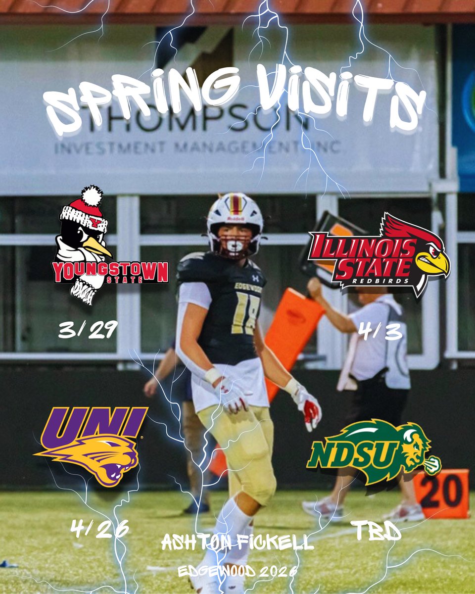 Ashton Fickell (@as_fick26) on Twitter photo Spring Practices/Junior day Visits
<a href="/CoachNorris20/">Jesse Norris</a> <a href="/badgers45/">Scott Silvestri</a> <a href="/MJ_NFLDraft/">Mark Johnson</a> <a href="/AllenTrieu/">Allen Trieu</a> <a href="/Bryan_Ault/">Bryan Ault - Midwest Scout</a> <a href="/fbcoachdp/">Doug Phillips</a> <a href="/coachcjnuss/">Christian Nussbaum</a> <a href="/CoachNiekamp/">Travis Niekamp</a> <a href="/NickGoeser/">Nick Goeser</a> Spring Practices/Junior day Visits
<a href="/CoachNorris20/">Jesse Norris</a> <a href="/badgers45/">Scott Silvestri</a> <a href="/MJ_NFLDraft/">Mark Johnson</a> <a href="/AllenTrieu/">Allen Trieu</a> <a href="/Bryan_Ault/">Bryan Ault - Midwest Scout</a> <a href="/fbcoachdp/">Doug Phillips</a> <a href="/coachcjnuss/">Christian Nussbaum</a> <a href="/CoachNiekamp/">Travis Niekamp</a> <a href="/NickGoeser/">Nick Goeser</a>