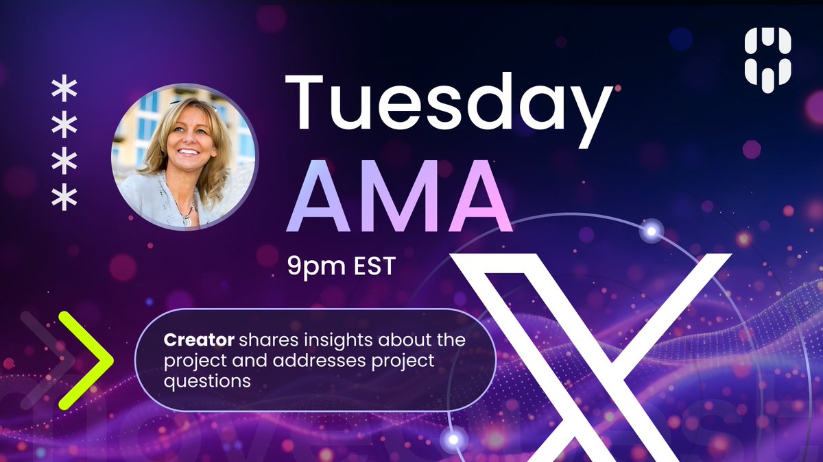 MoveQuestMQT's tweet photo. 🚀 Our last space was amazing! Join us for another engaging X Space this Tuesday at 9 PM EST. ✨

Our creator, Lynette, will share insights and address project questions.

Set a reminder and mark your calendar. Don’t miss it!
🔗 https://t.co/pCVWvPa1e4 https://t.co/3P5PzRgPdF