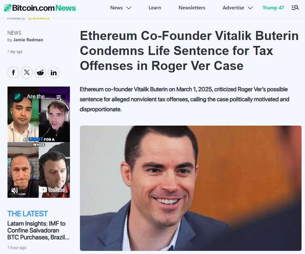 Roger Ver CTO tweet media
