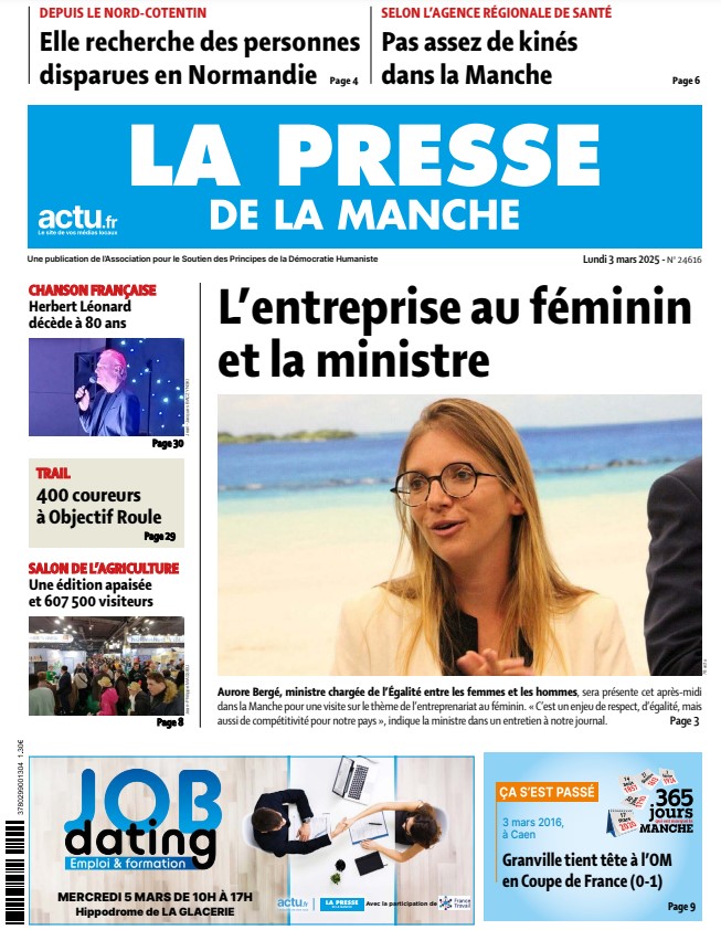 À la Une de notre édition de ce lundi 3 mars 2025... Retrouvez toutes ces informations, et bien d’autres encore, immédiatement d'un simple clic, dans notre format numérique : moncompte.actu.fr/kiosque/la-pre…