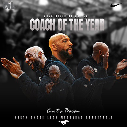 Wow! Congrats to <a href="/CoachCBason/">Coach B</a> for being named 23-6A Girls Basketball Coach of the Year! You and your staff did an unbelievable job‼️