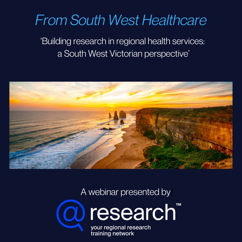 The Regional Research Teaching Hub's latest webinar discussed how South West Healthcare is approaching existing and new challenges to build an accessible, sustainable and robust research culture. View recording: research.regionaltrialsnetwork.org/event/building… <a href="/meikrishnasamy/">meik</a>  <a href="/CraigUnderhill/">Craig Underhill</a>