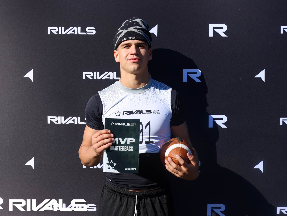 Rivals (@rivals) on Twitter photo 🏆QB🏆
Congratulations to today’s Quarterback MVP at <a href="/RivalsCamp/">Rivals Camp Series</a> Los Angeles, Ryder Lyons 🏆QB🏆
Congratulations to today’s Quarterback MVP at <a href="/RivalsCamp/">Rivals Camp Series</a> Los Angeles, Ryder Lyons