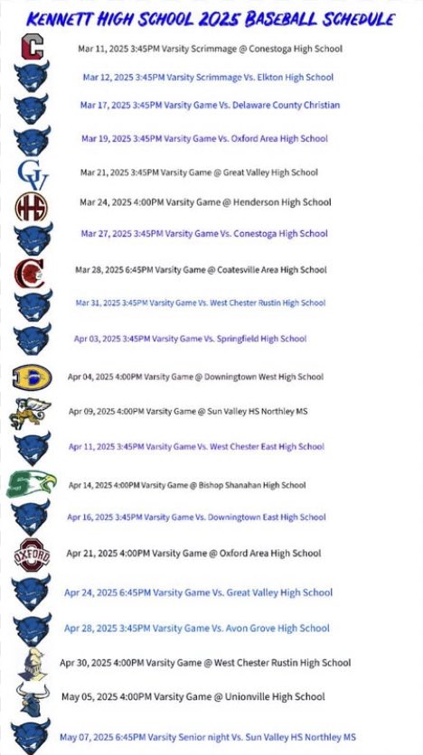 My schedule for my sophomore spring.