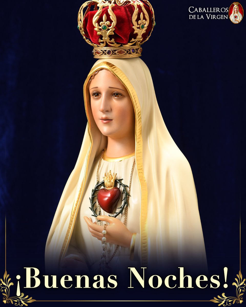 Que esta noche sea un descanso en el amor de Dios. Que su paz llene tu alma, su amor te envuelva y su misericordia renueve tus fuerzas. La Virgen cubra tu descanso y los ángeles velen tus sueños. Duerme con fe, pues quien confía en el Señor nunca está solo. Amén.