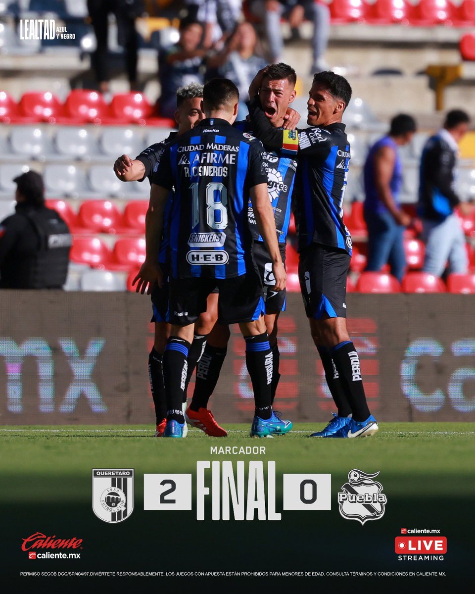 Gallos Blancos ๐ (@club_queretaro) on Twitter photo ยกGANARON LOS GALLOS! ๐๐ค
Excelente esfuerzo de los muchachos. ๐๐ป
Regรญstrate en <a href="/calientesports/">Caliente Sports</a> y recibe $1000 de regalo. ๐ฒ bit.ly/2BnPYFD
#LealtadAzulyNegro ยกGANARON LOS GALLOS! ๐๐ค
Excelente esfuerzo de los muchachos. ๐๐ป
Regรญstrate en <a href="/calientesports/">Caliente Sports</a> y recibe $1000 de regalo. ๐ฒ bit.ly/2BnPYFD
#LealtadAzulyNegro