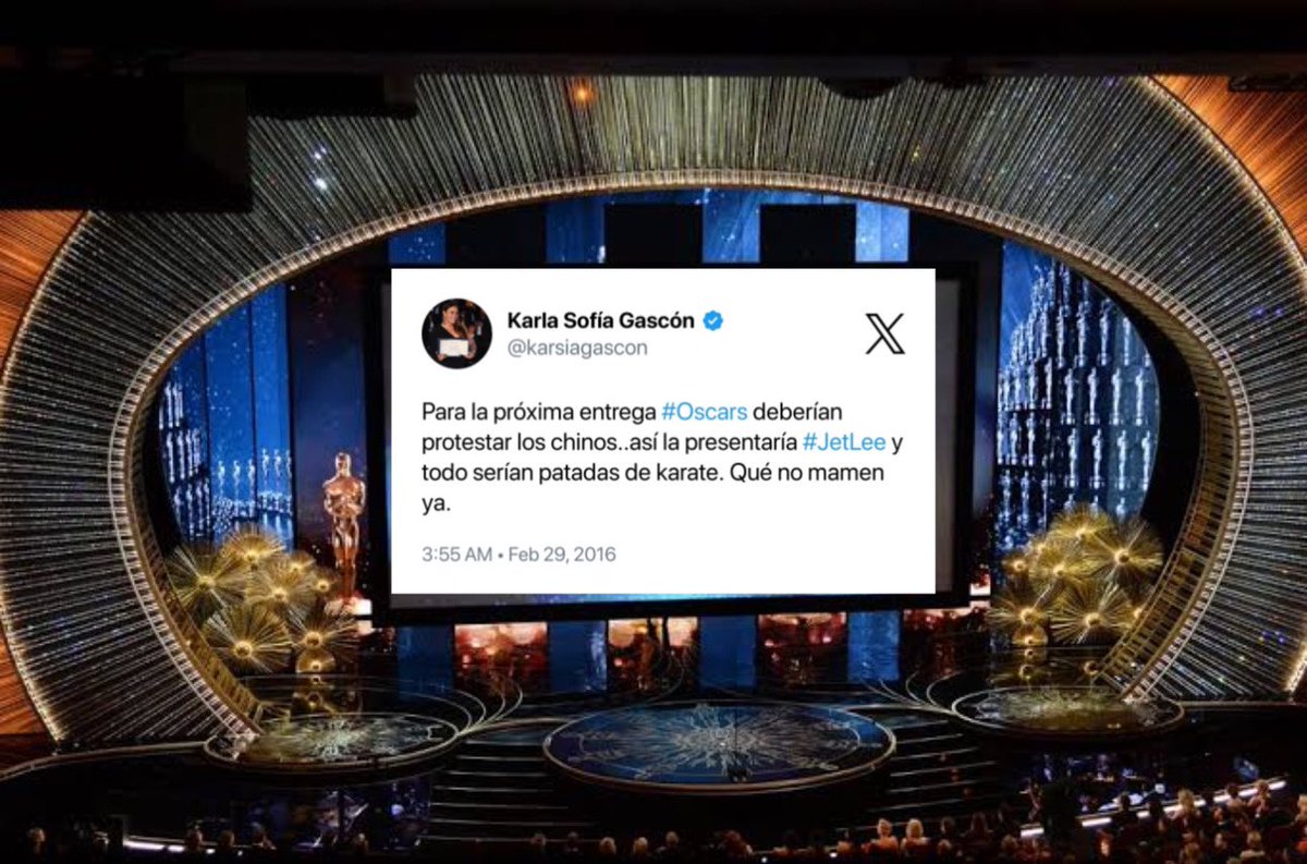 Los #Oscars2025 deberían de abrir poniendo los tweets de Karla Sofía Gascón sobre las ceremonias pasadas de los #Oscars