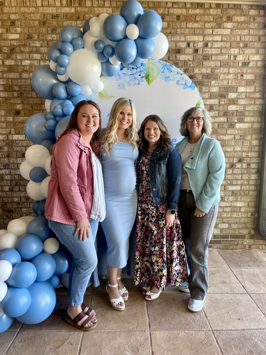 Great teammates not only support each other on the field, but off the field as well! It was a beautiful shower for the beautiful mommy to be!