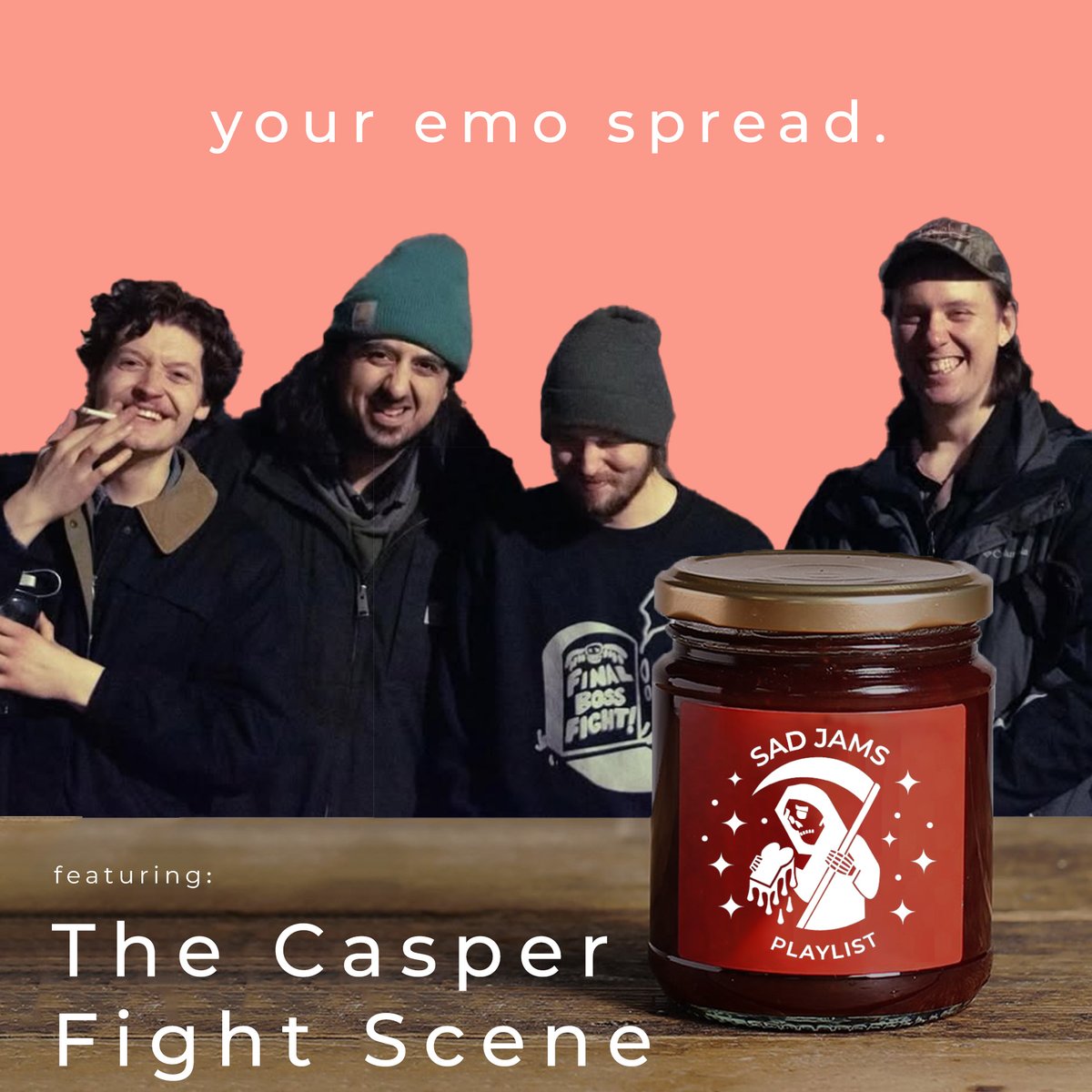 We're Trying Records (@weretryingrec) on Twitter photo s a d 🍓 j a m s -> your emo spread
playlist cover: <a href="/CASPERmi_/">The Casper Fight Scene</a>
🍓 follow -> sadjams.lnk.to/playlist s a d 🍓 j a m s -> your emo spread
playlist cover: <a href="/CASPERmi_/">The Casper Fight Scene</a>
🍓 follow -> sadjams.lnk.to/playlist