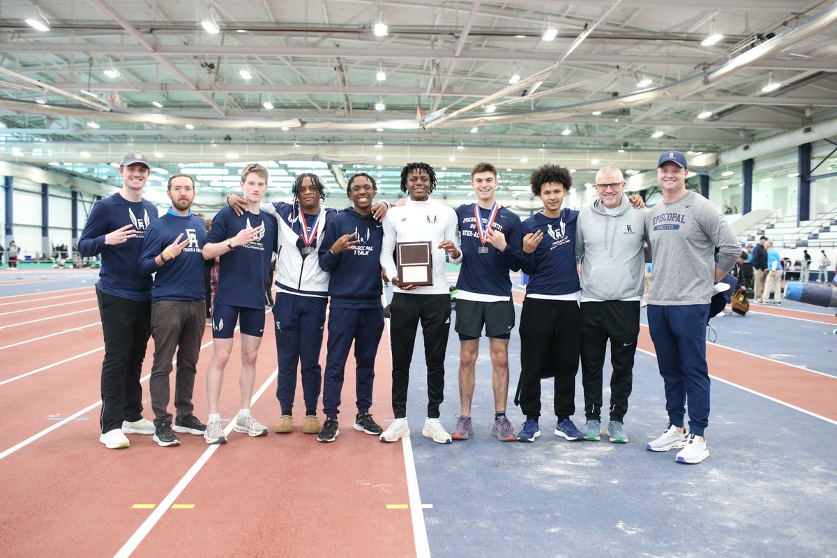 Philadelphia Sports Digest (@phsportsdigest) on Twitter photo Indoor T&F: Congratulations to <a href="/EA1785_Athletic/">Episcopal Academy Athletics</a> on winning the Boys Team Title (50 points) at the 2025 PTFCA Indoor State T&F Championship🏆 This marked the 3rd consecutive PTFCA Indoor State title for <a href="/EA1785_BTrack/">EA Boys' Track</a>! 📸: <a href="/PM_Photo/">Patty Morgan Photography</a> Indoor T&F: Congratulations to <a href="/EA1785_Athletic/">Episcopal Academy Athletics</a> on winning the Boys Team Title (50 points) at the 2025 PTFCA Indoor State T&F Championship🏆 This marked the 3rd consecutive PTFCA Indoor State title for <a href="/EA1785_BTrack/">EA Boys' Track</a>! 📸: <a href="/PM_Photo/">Patty Morgan Photography</a>