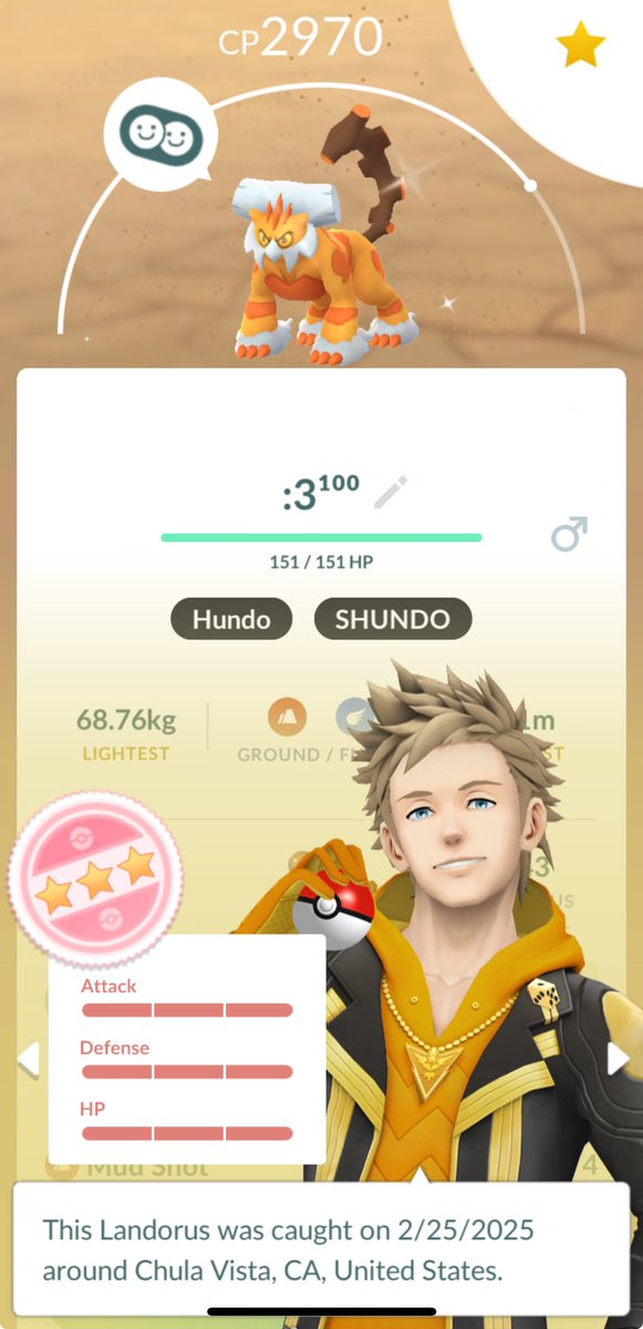 Shoutout to the #UnovaTour for bringing me my first SHUNDO!11!1!1!
#PokemonGO