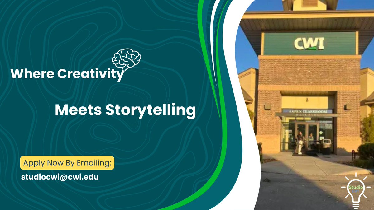 StudioCWI's tweet photo. Have you heard of StudioCWI?
It’s more than a classroom—it’s a media lab where ideas come to life. From podcasts to video production, we give students real-world experience in marketing, storytelling, & digital media.
Ready to create with us? #StudioCWI #CreativeMinds #Marketing https://t.co/v5KeaRZ4IA