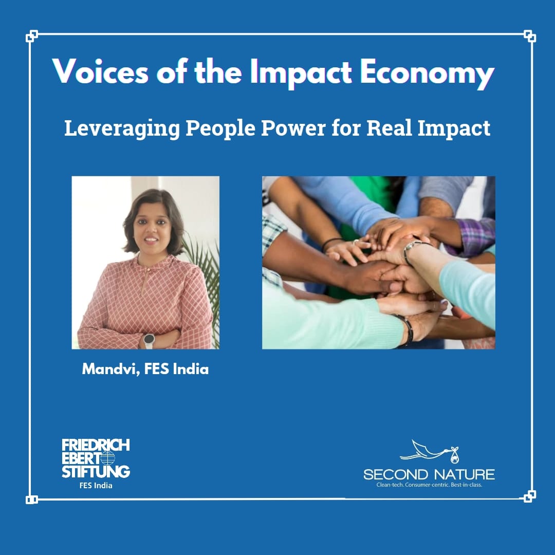Mandvi Kulshreshtha (@mandjoo) on Twitter photo #VoicesoftheImpactEconomy - Leveraging PEOPLE POWER for Real Impact
facebook.com/10006449267014…
<a href="/FESonline/">Friedrich-Ebert-Stiftung</a> <a href="/FESinAsia/">FES Asia</a> <a href="/mugdhakalra/">mugdha kalra</a>
#ImpactEconomy #ProfitWithPurpose #realimpact #impactecosystem #Sustainability #ImpactInvesting #MindfulBusiness #ScalingImpact #VoicesoftheImpactEconomy - Leveraging PEOPLE POWER for Real Impact
facebook.com/10006449267014…
<a href="/FESonline/">Friedrich-Ebert-Stiftung</a> <a href="/FESinAsia/">FES Asia</a> <a href="/mugdhakalra/">mugdha kalra</a>
#ImpactEconomy #ProfitWithPurpose #realimpact #impactecosystem #Sustainability #ImpactInvesting #MindfulBusiness #ScalingImpact