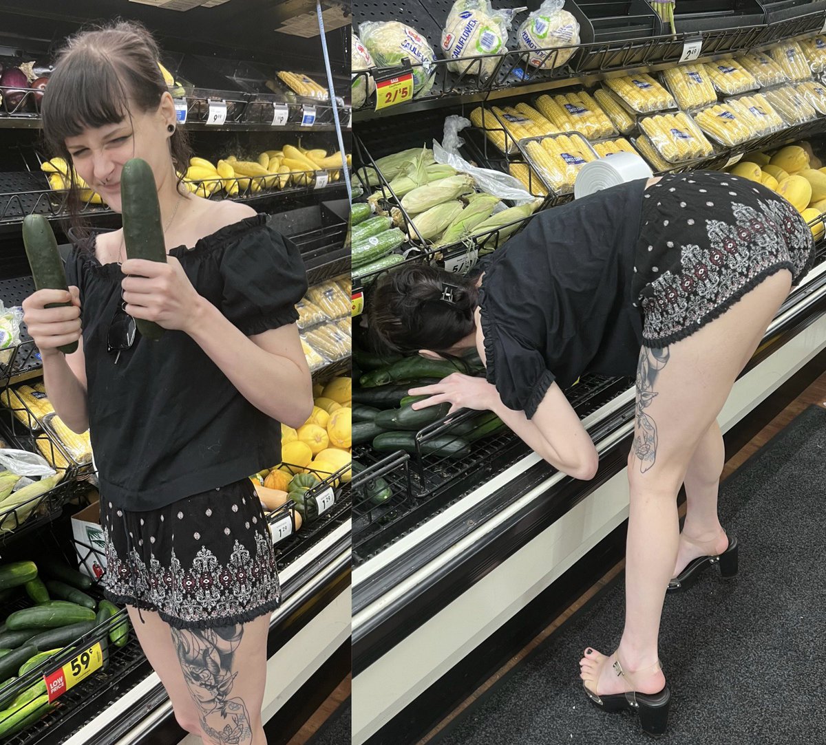 did you know that these very cucumbers can be found inside of me? (watch me toss my salad in the comments) 🥒🥗