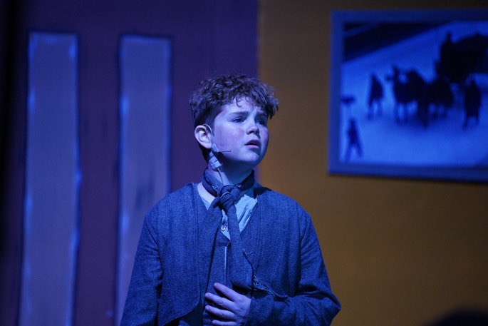 “Oliver Twist” my buddy was awarded the LEAD role in the high school play this year at 10 years old, I am biased, but I think he nailed it. #prouddaddy 💙