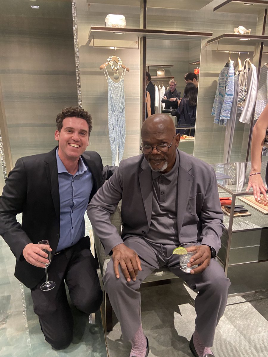 The Samuels.  
#Oscars2025 #SamuelLJackson #armani