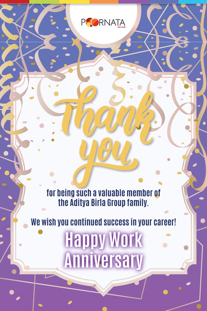 6 years at Hindalco (ABG)! Grateful for the growth, learning &amp; amazing colleagues. Cheers to more milestones ahead!

#Hindalco #6YearsAtABG #Gratitude #Growth #Leadership #AdityaBirlaGroup #WorkAnniversary