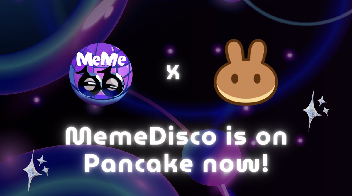 🎉 MemeDisco is now live on PancakeSwap! 🥞🚀

Get ready to dance, meme, and earn $MMD! 🕺💃

Swap now: pancakeswap.finance/?outputCurrenc…

#MemeDisco #PancakeSwap #TradeNow