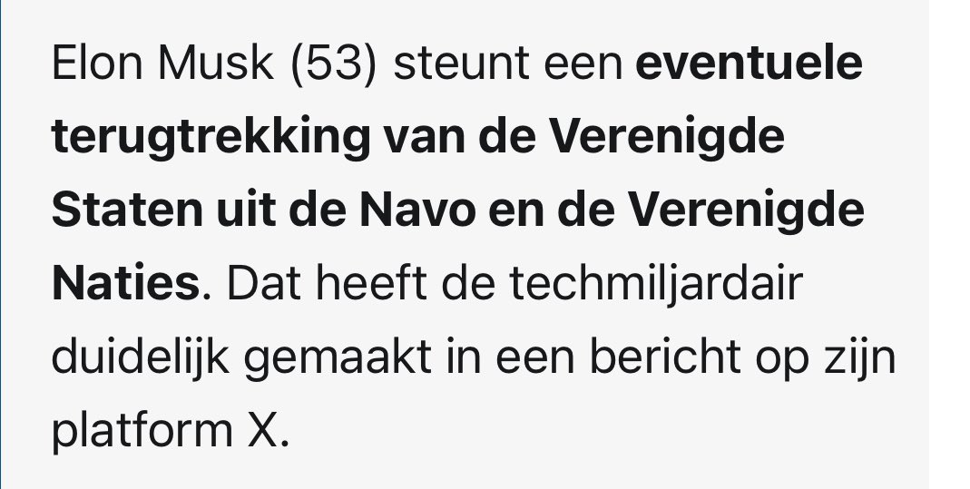 Nou ik blijf de Verenigde naties en NAVO steunen! 😁