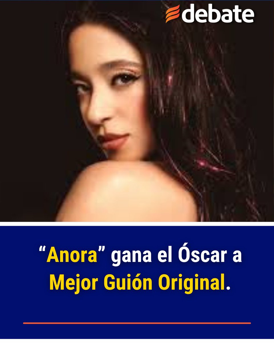 "Anora", escrita y dirigida por Sean Baker, se lleva su primer Óscar de la noche; es una de las favoritas para llevarse el premio a la Mejor Película.