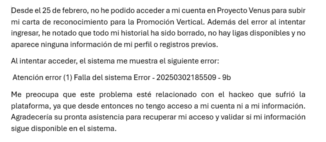 jesruslan's tweet photo. @USICAMM_OFICIAL error en mi cueta Atención error (1) Falla del sistema Error - 20250302185509 - 9b https://t.co/2OwOqbDVxf