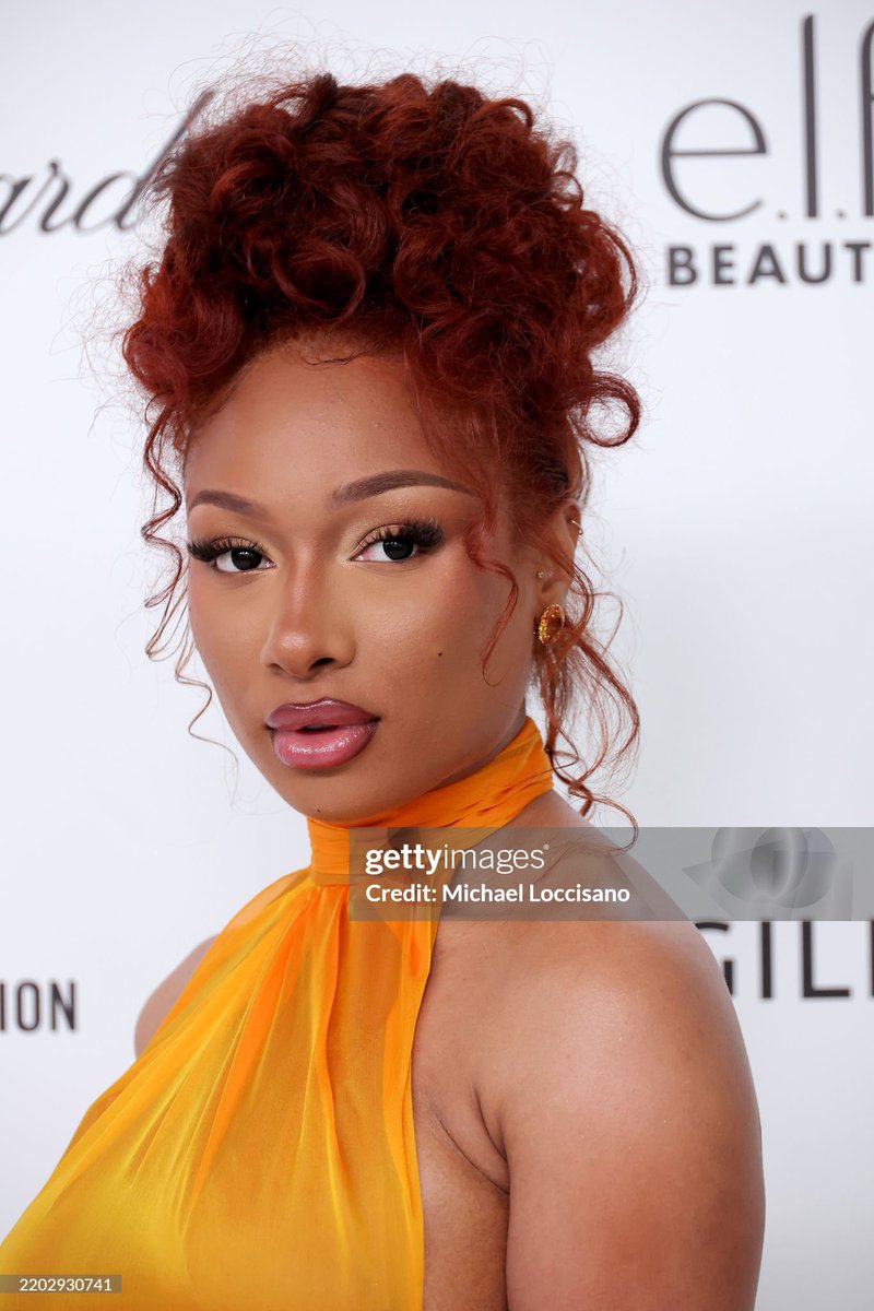 Megan Thee Stallion tonight at Elton John’s #Oscars pre-party!