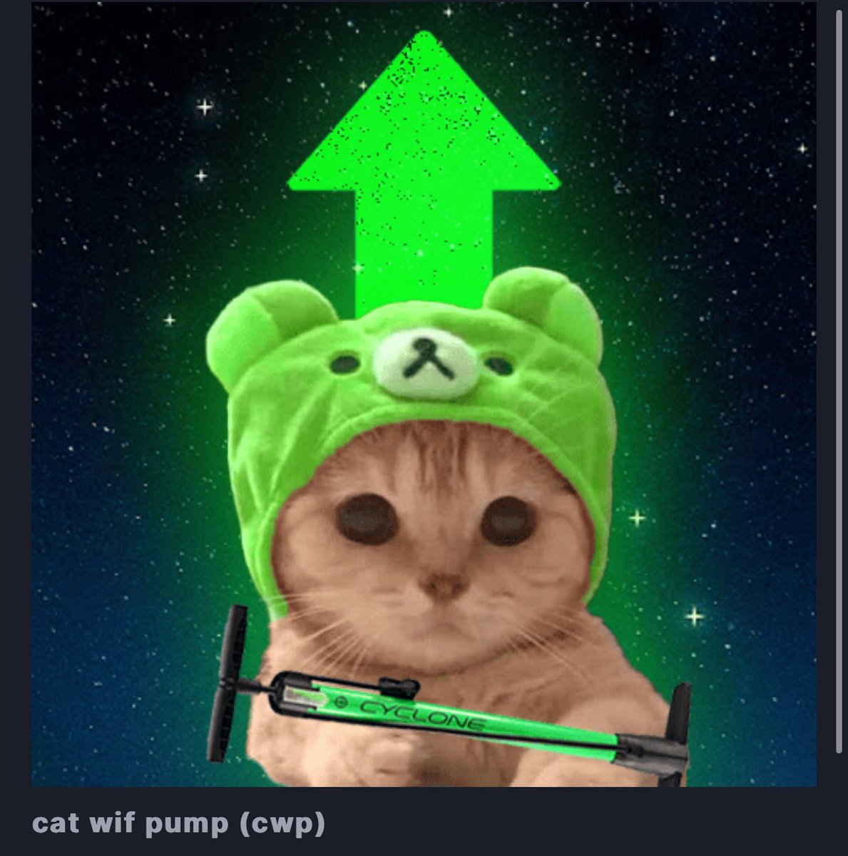 Let’s pump this cat. $cwp

Is at 12kmc rn. Nfa. 

Dj9kQwhYtxHtt4VR3B2TVg9uoaTmp6VjpfUzLSPJpump