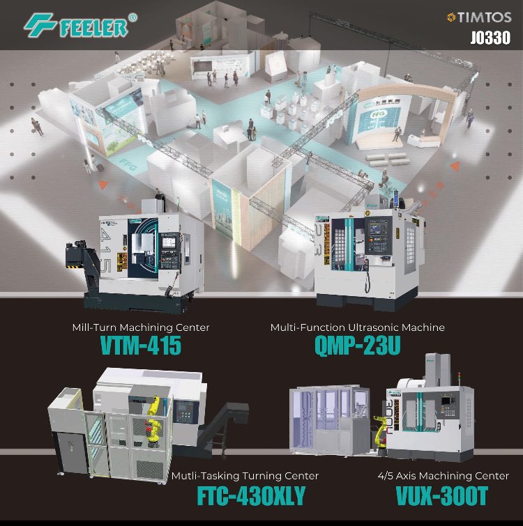 bcvyhxjH8ohkxFL's tweet image. 2025台北TIMTOS
本日からスタート。
3/3(月)〜3/8(土)
私たちの親会社FFGは出展しています。
たくさんのご来場お待ち致します。
ブース➡️南港展示館1号館 J0330

#TIMTOS2025
#FFG
#マシニングセンター
#NC旋盤
#複合機