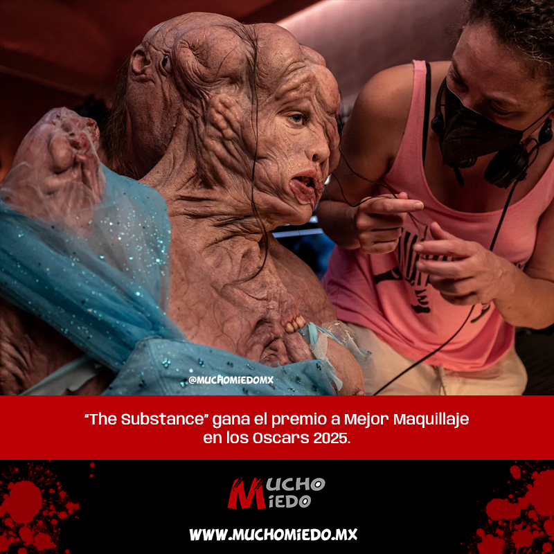 ¡Lo logra! Y con justa razón. #TheSubstance se lleva el Oscar a Mejor Maquillaje.
#Oscars2025