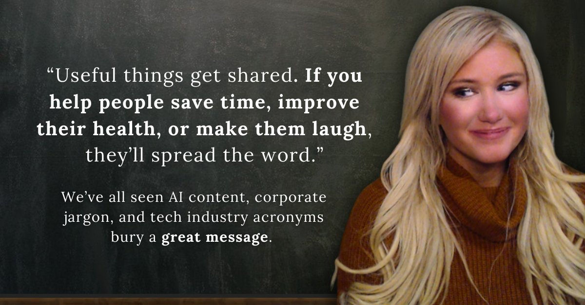 Did you know word of mouth influences 20% to 50% of buying decisions?  To grab attention, share helpful or emotional content wrapped in a story. Stories act like flight simulators for the brain, making concepts easier to grasp and remember. 

Keep it simple, direct, and