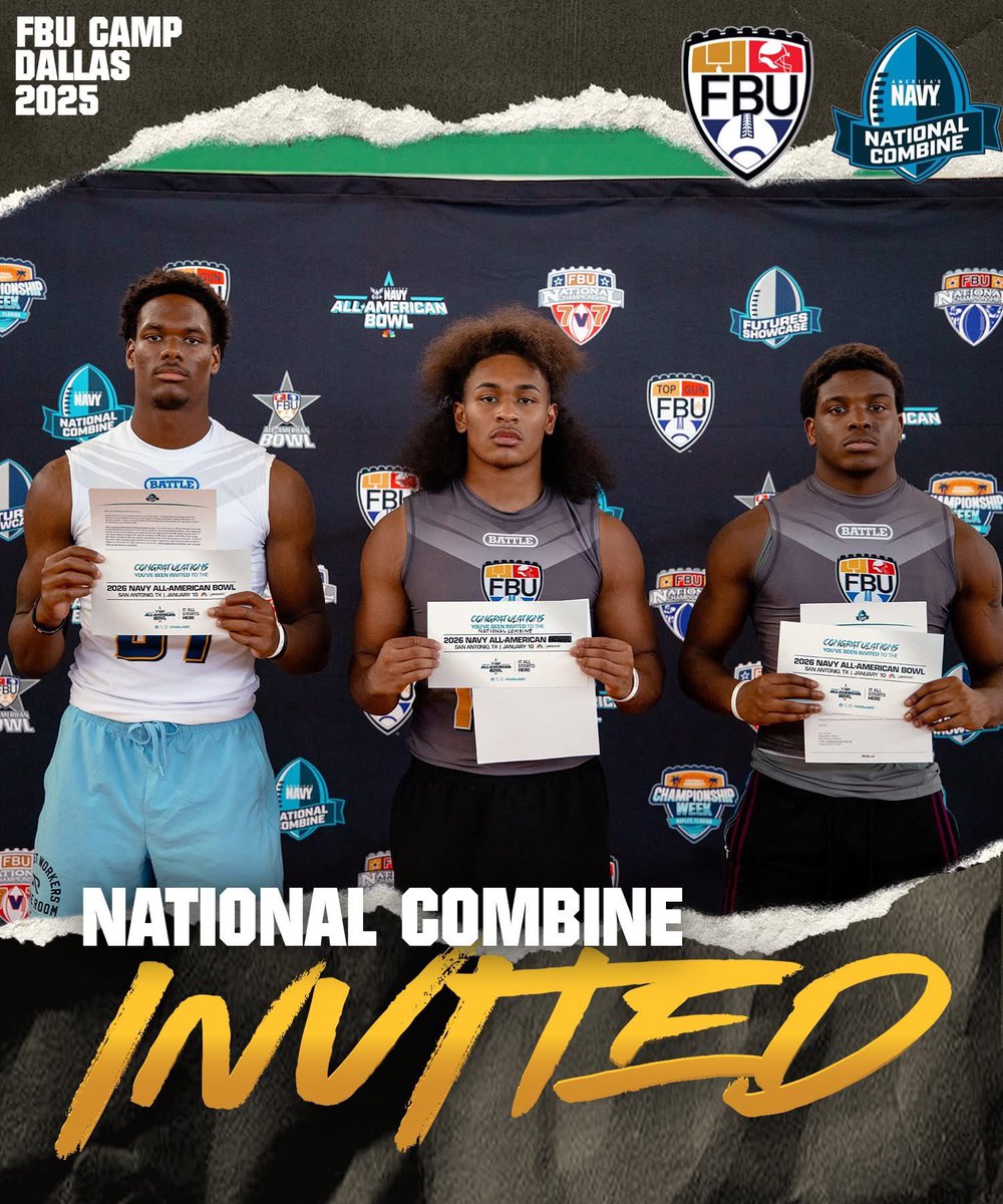 Mike Swanks (@mikeswanks0815) on Twitter photo Thank you <a href="/FBUcamp/">Football University</a> for the invite to Top Gun, and to the <a href="/AABonNBC/">Navy All-American Bowl</a> combine
<a href="/Richardson1FB/">Richardson Football</a> <a href="/AWilliamsUSA/">Anthony Williams</a>
<a href="/FrankPacoRojas1/">Frank (Paco) Rojas</a> Thank you <a href="/FBUcamp/">Football University</a> for the invite to Top Gun, and to the <a href="/AABonNBC/">Navy All-American Bowl</a> combine
<a href="/Richardson1FB/">Richardson Football</a> <a href="/AWilliamsUSA/">Anthony Williams</a>
<a href="/FrankPacoRojas1/">Frank (Paco) Rojas</a>