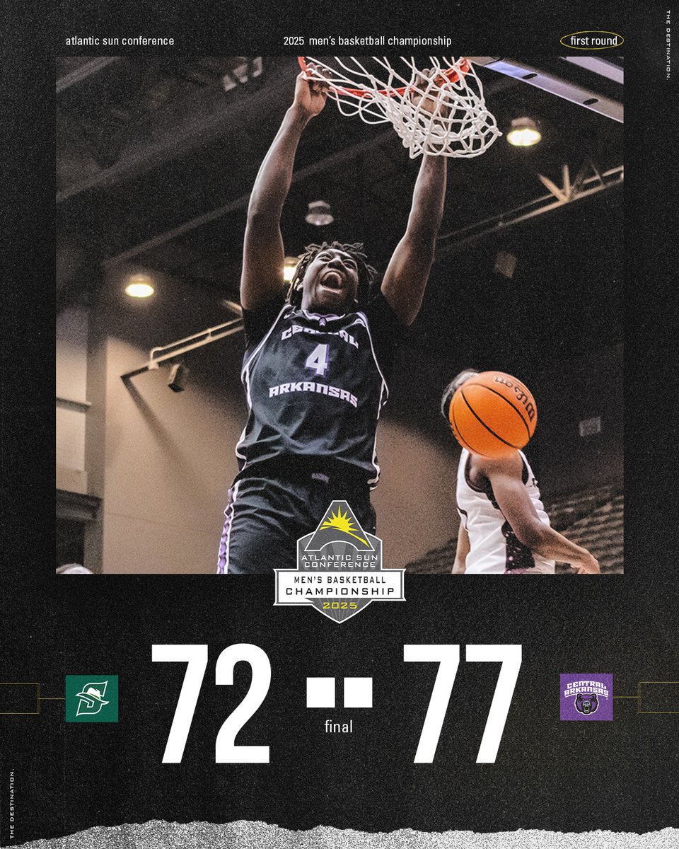 Atlantic Sun Conference (@asunsports) on Twitter photo The Bears finish strong to earn a spot in the Quarterfinals 💥
<a href="/UCAMBB/">UCA Men's Basketball</a> x #ASUNMBB The Bears finish strong to earn a spot in the Quarterfinals 💥
<a href="/UCAMBB/">UCA Men's Basketball</a> x #ASUNMBB