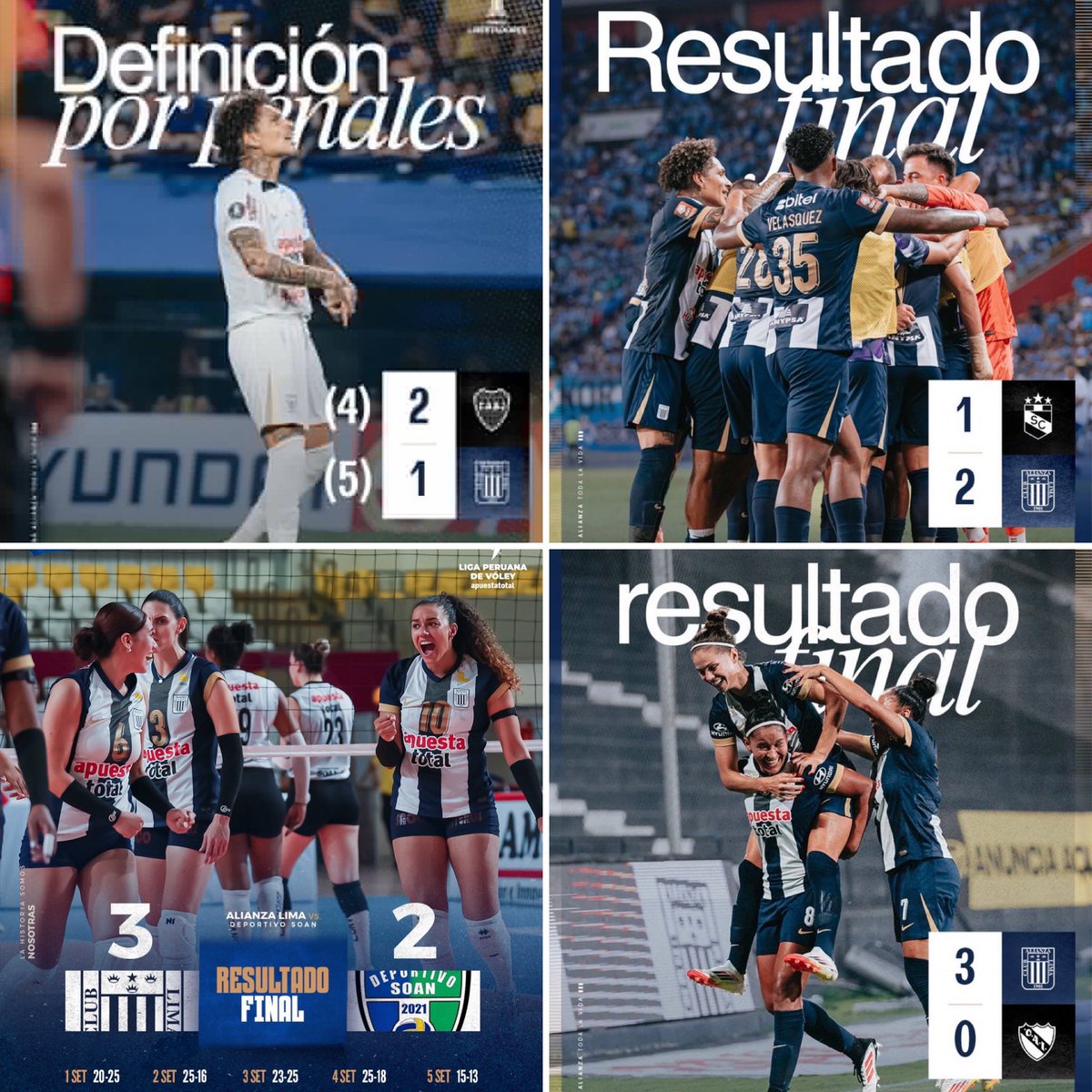 Y así cerramos una semana hermosa e inolvidable de resultados positivos para nuestra institución.

A seguir así hasta conseguir todos los objetivos. 💙🤍