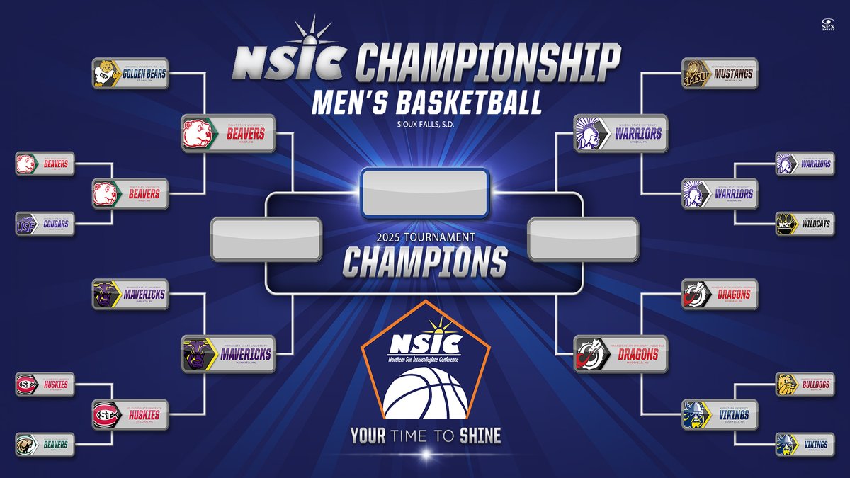 NSIC (@northernsunconf) on Twitter photo #NSICTourney Semifinals are set for #NSICMBB
Monday, March 3
(8) Minot State vs. (4) Minnesota State - 4:30 p.m.
(7) Winona State vs. (3) MSU Moorhead - 7 p.m.
Sanford Pentagon - Sioux Falls, S.D.
Watch on <a href="/MidcoSports/">Midco Sports</a>
#YourTimeToShine
NorthernSun.org/NSICTourney #NSICTourney Semifinals are set for #NSICMBB
Monday, March 3
(8) Minot State vs. (4) Minnesota State - 4:30 p.m.
(7) Winona State vs. (3) MSU Moorhead - 7 p.m.
Sanford Pentagon - Sioux Falls, S.D.
Watch on <a href="/MidcoSports/">Midco Sports</a>
#YourTimeToShine
NorthernSun.org/NSICTourney