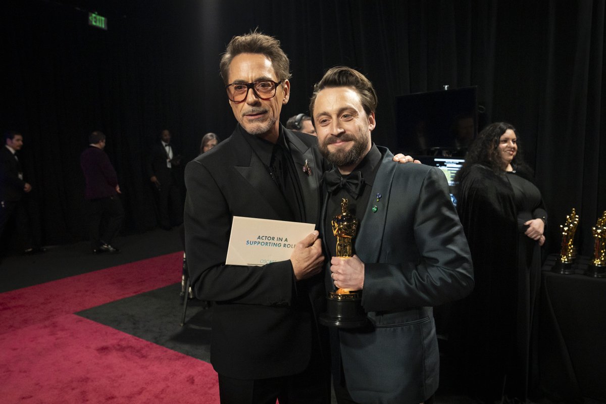 Two Best Supporting Actors, Robert Downey Jr. &amp; Kieran Culkin.