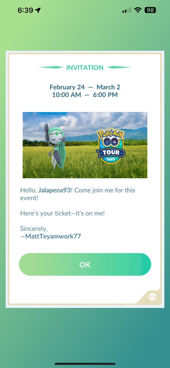 Thank you 🙏🏼🤗 <a href="/MattMan7777/">Matt L</a> #pogo #pokemongo #thankyou