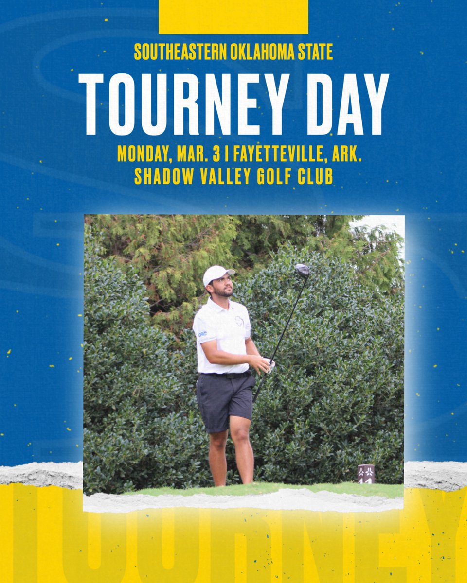 Southeastern Athletics (@gosoutheastern) on Twitter photo ๐๐ฆ'๐ณ๐ฆ ๐๐ข๐ค๐ฌ! ๐๏ธ
๐ Shadow Valley Invite
๐ Rogers, Ark.
โณ๏ธ Shadow Valley Golf Club
๐ gosoutheastern.com/coverage
<a href="/savagestormgolf/">Savage Storm Golf</a> l #GoSoutheastern l #TakeCover ๐๐ฆ'๐ณ๐ฆ ๐๐ข๐ค๐ฌ! ๐๏ธ
๐ Shadow Valley Invite
๐ Rogers, Ark.
โณ๏ธ Shadow Valley Golf Club
๐ gosoutheastern.com/coverage
<a href="/savagestormgolf/">Savage Storm Golf</a> l #GoSoutheastern l #TakeCover
