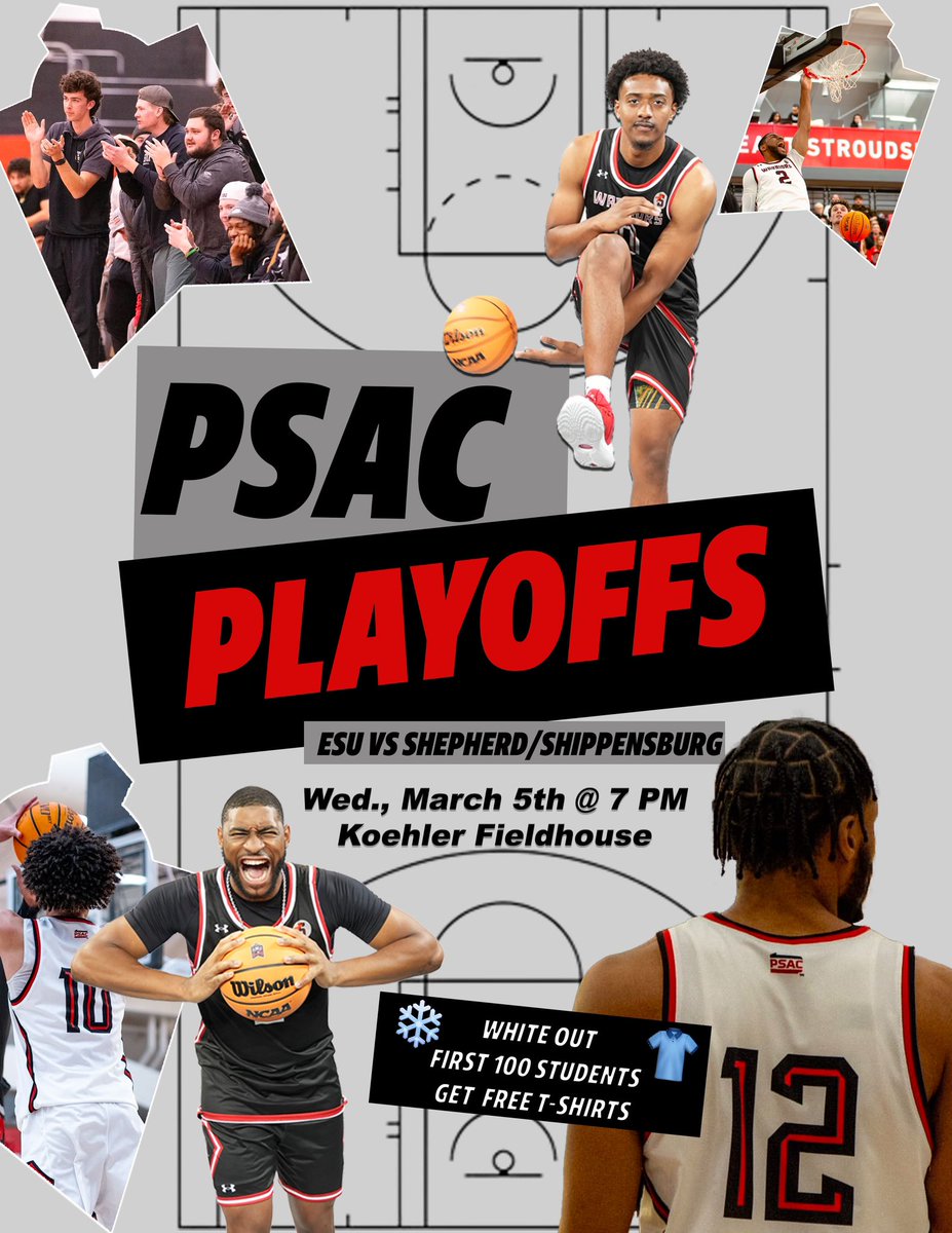 ESU Men's Basketball tweet media