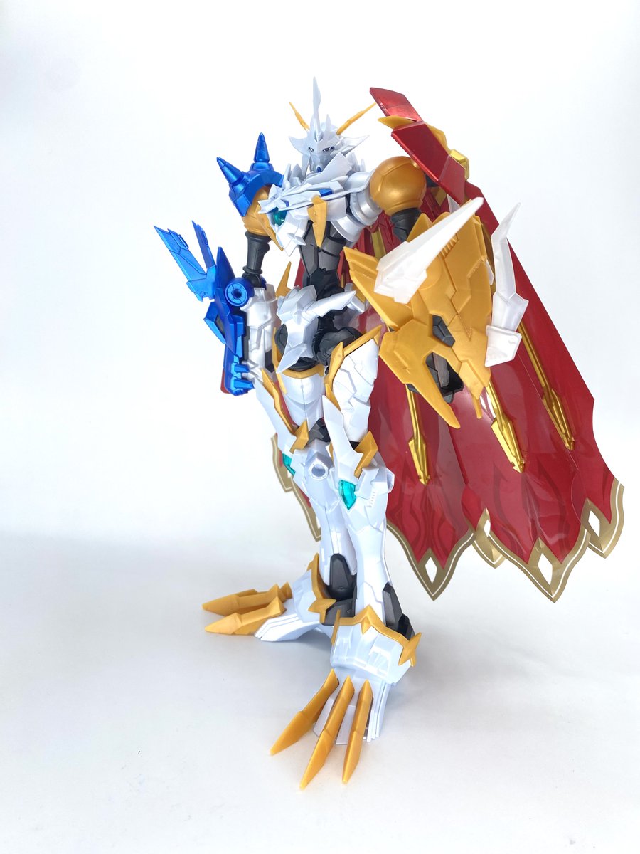 オメガモンX抗体リミテッドカラーの素組み完成 ついでに通常版との比較