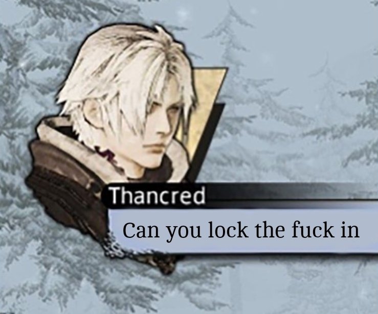 Thancred (@gunbreakmyheart) on Twitter photo 