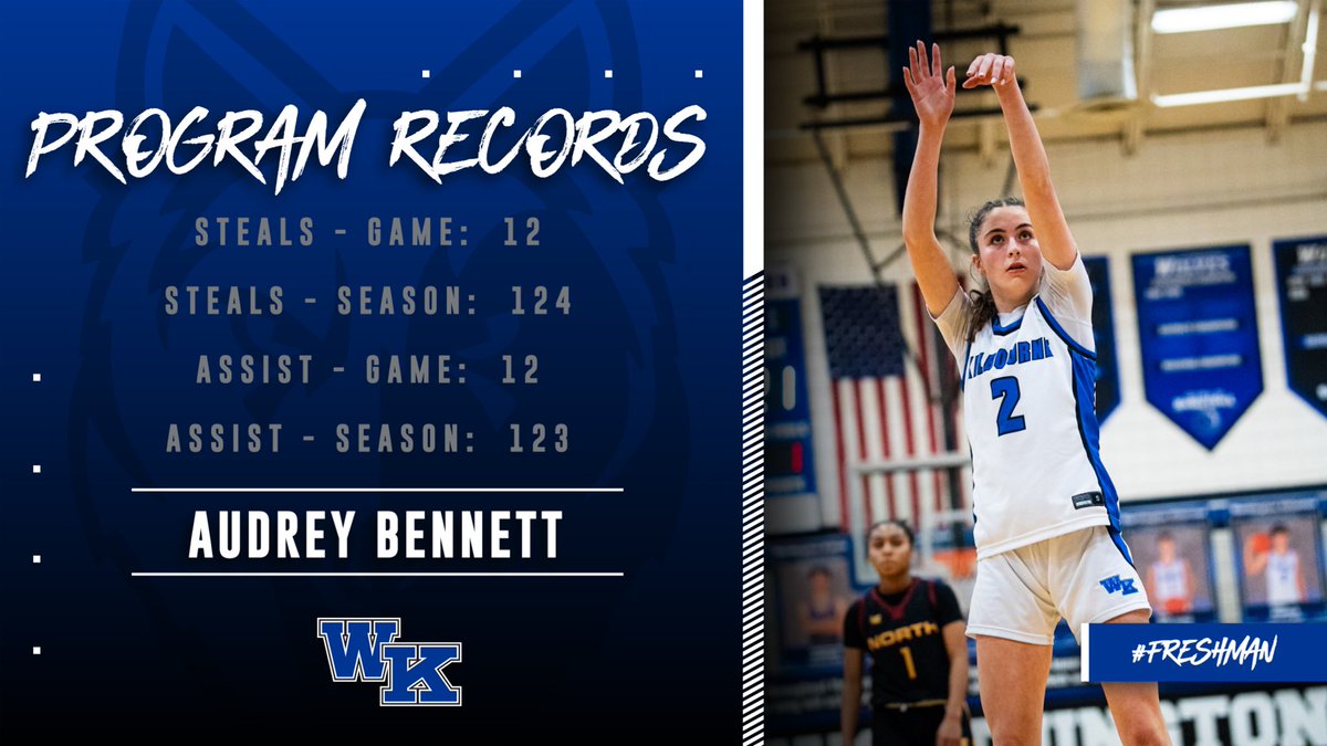 WKHS Girls Basketball (@wkwbk) on Twitter photo Huge congratulations to Audrey Bennett for breaking multiple WK Girls Basketball program records during her freshman season! From Steals and Assist in a single game to Steals and Assist in a season. Way to go Audrey! <a href="/AudreyCBennett2/">Audrey Bennett #2</a> #RecordBreaker Huge congratulations to Audrey Bennett for breaking multiple WK Girls Basketball program records during her freshman season! From Steals and Assist in a single game to Steals and Assist in a season. Way to go Audrey! <a href="/AudreyCBennett2/">Audrey Bennett #2</a> #RecordBreaker