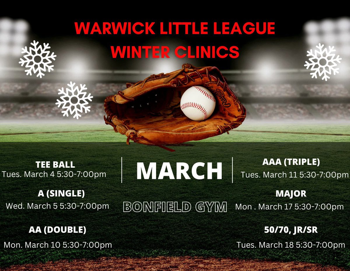 Warwick Little League (@warwicklittle) on Twitter photo 