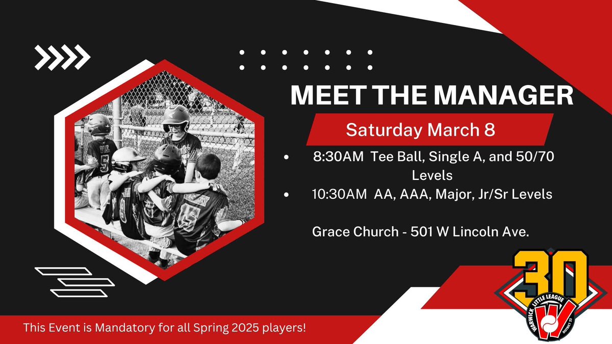 Warwick Little League (@warwicklittle) on Twitter photo 