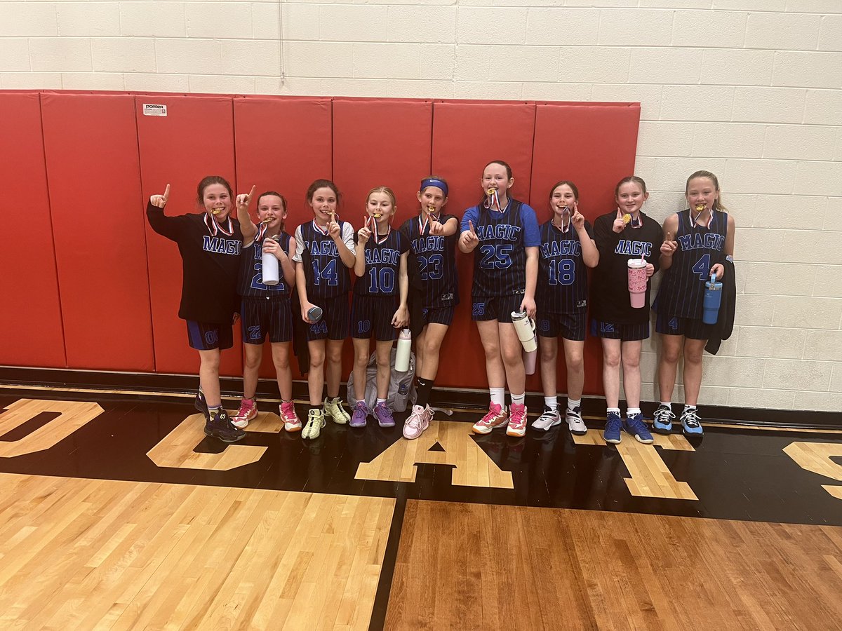 Betsy Basketball Classic 4th Grade Champs!  Great way to cap off their travel basketball season. Now on to softball for them.