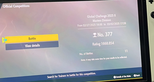 This season has been very difficult for me and I have almost no time to play this GC, however and I´m glad for this result, I got some cps after playing only 11 games, I would have liked to have more time to play.